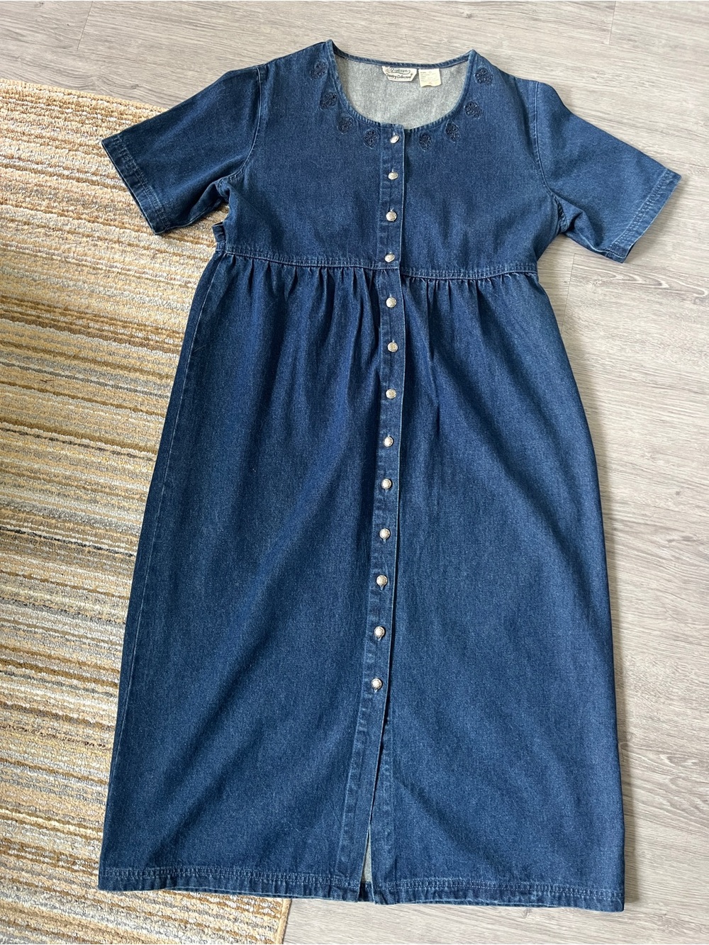 Vintage1990s denim dress from tradition Country collection